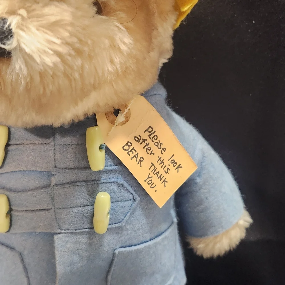 VINTAGE 1975 Eden Toys Paddington Bear Plush with Tags